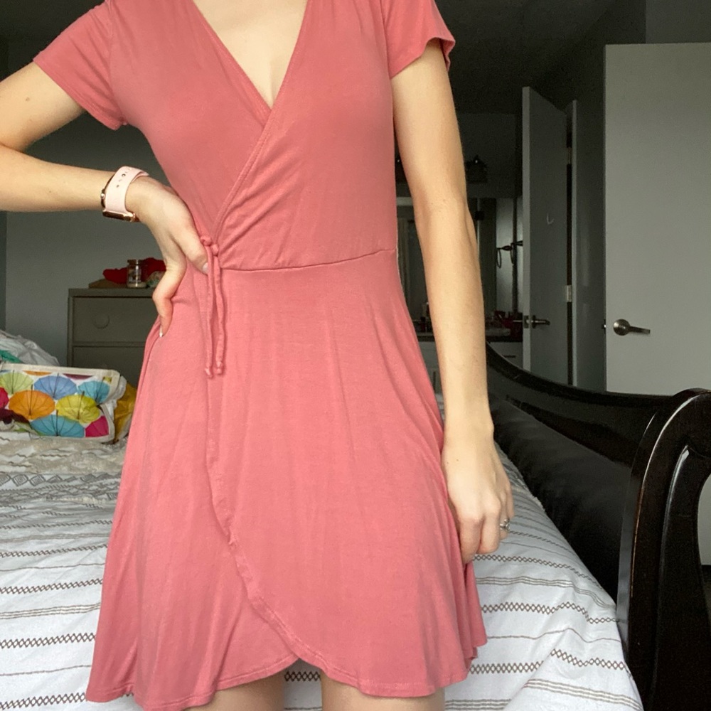Casual wrap dress